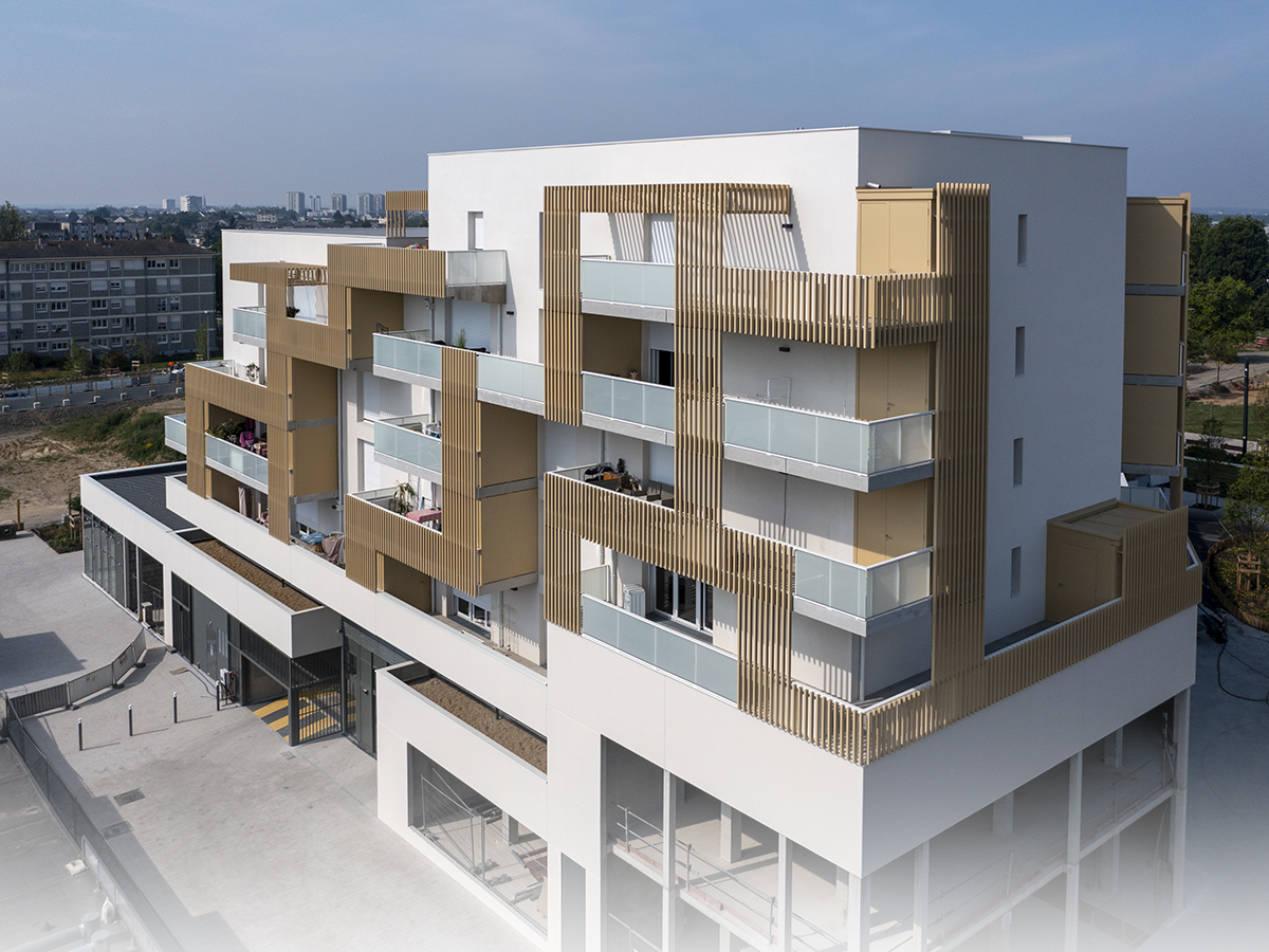 Garde-corps en aluminium Majuskule