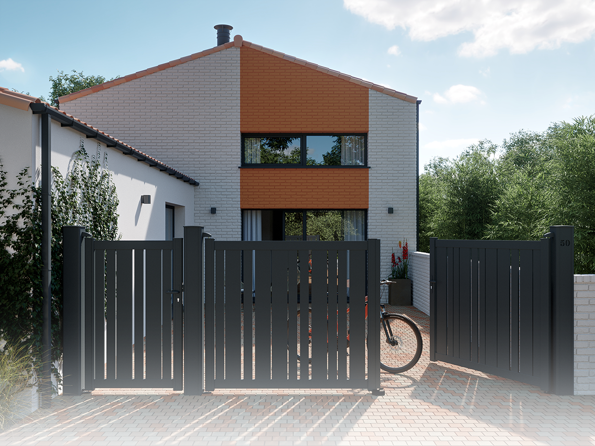 Portails, clotures aluminium Klos Up