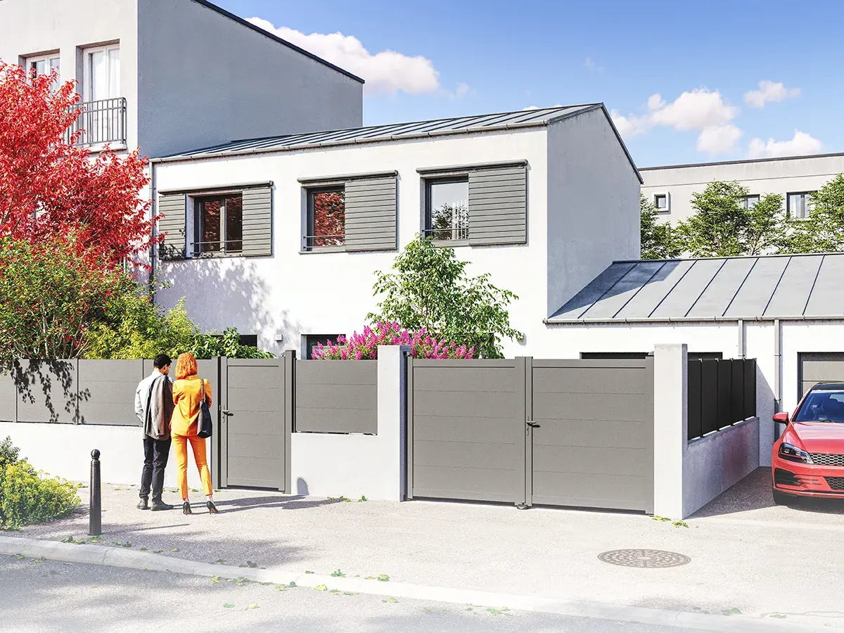 Portails, clotures aluminium Belty