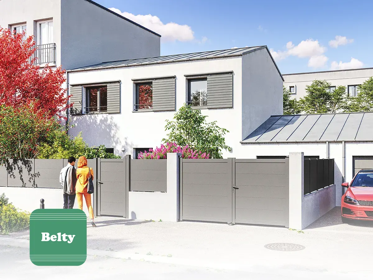 Portail aluminium battant Belty